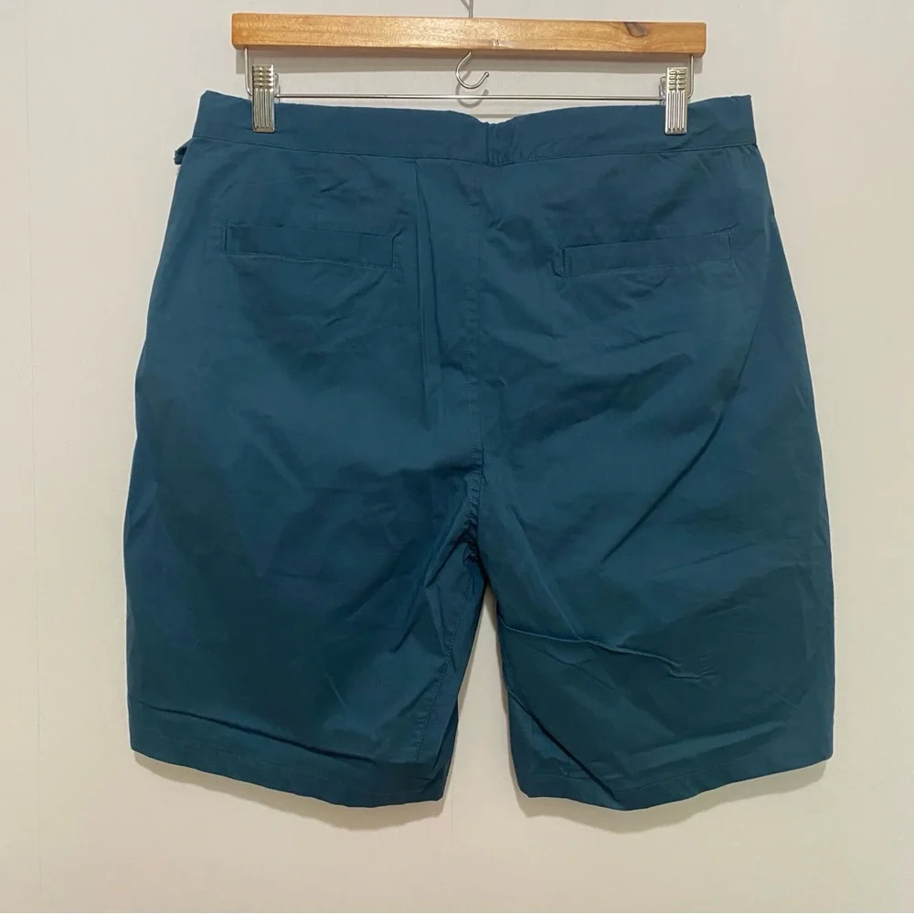 By Parra Men's Zebra Striped Teal‎ Shorts Size M Embroidered Casual New with Tag